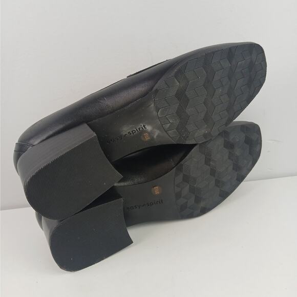 Easy Spirit SZ 8.5 Genuine Leather Drew Tassle Loafer in Black NEW - Picture 7 of 7